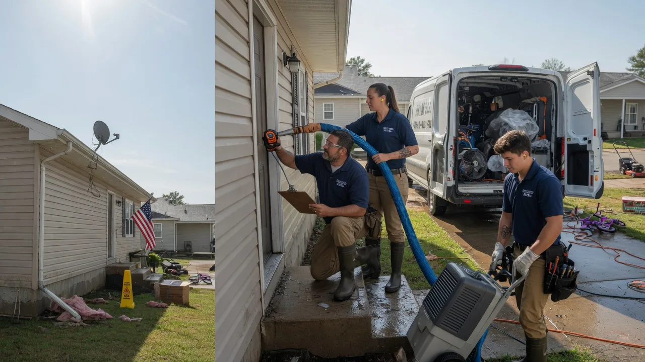 Ceiling Water Damage Restoration in Peru, IN near me
